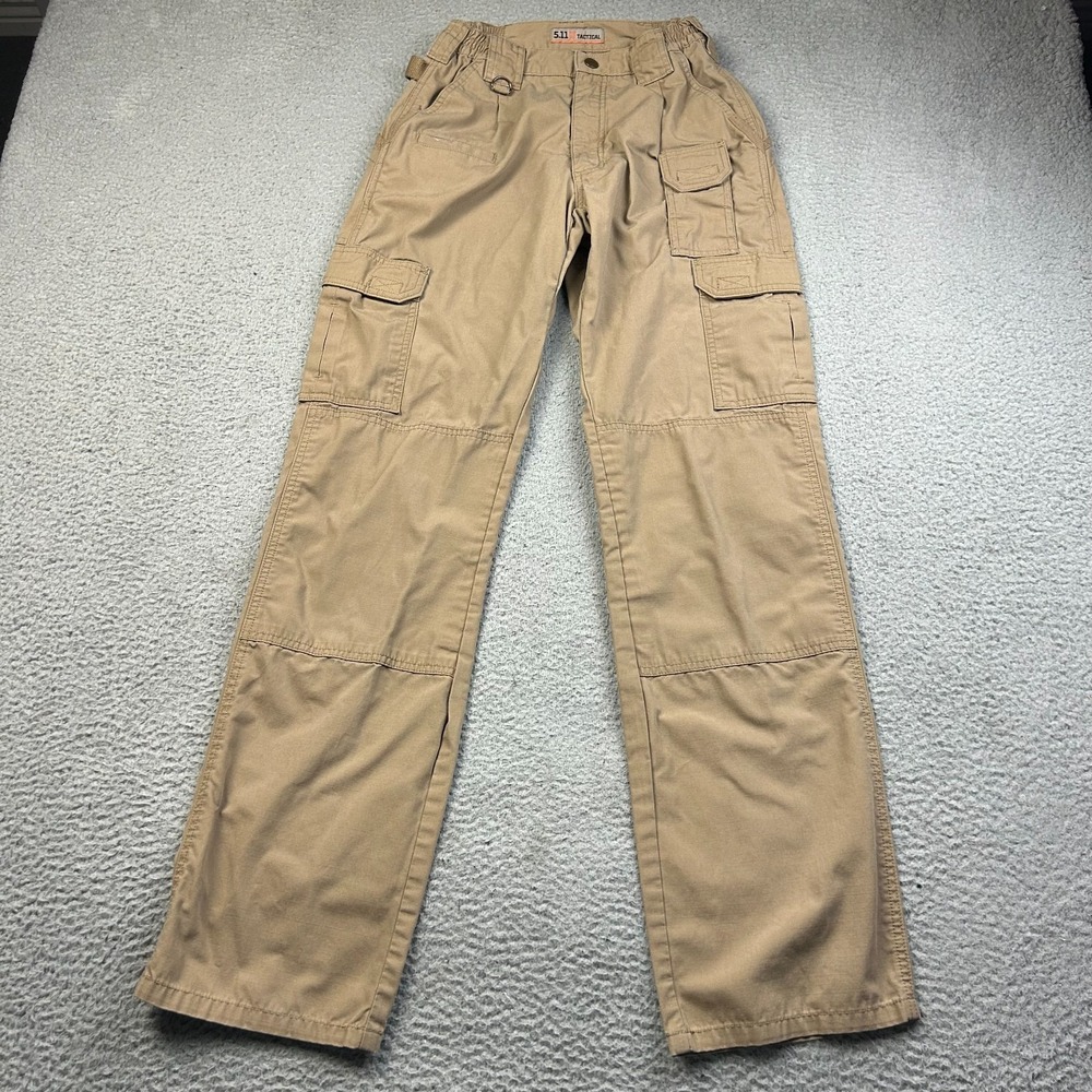 5.11 Mens Taclite Pro Ripstop Cargo Pant 28x34 Tan Cargo Utility Outdoor Work